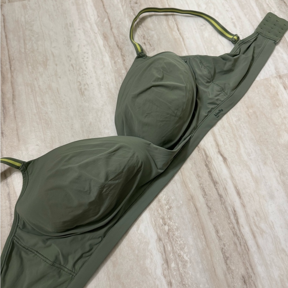 Kindly Olive Green Underwire Bra